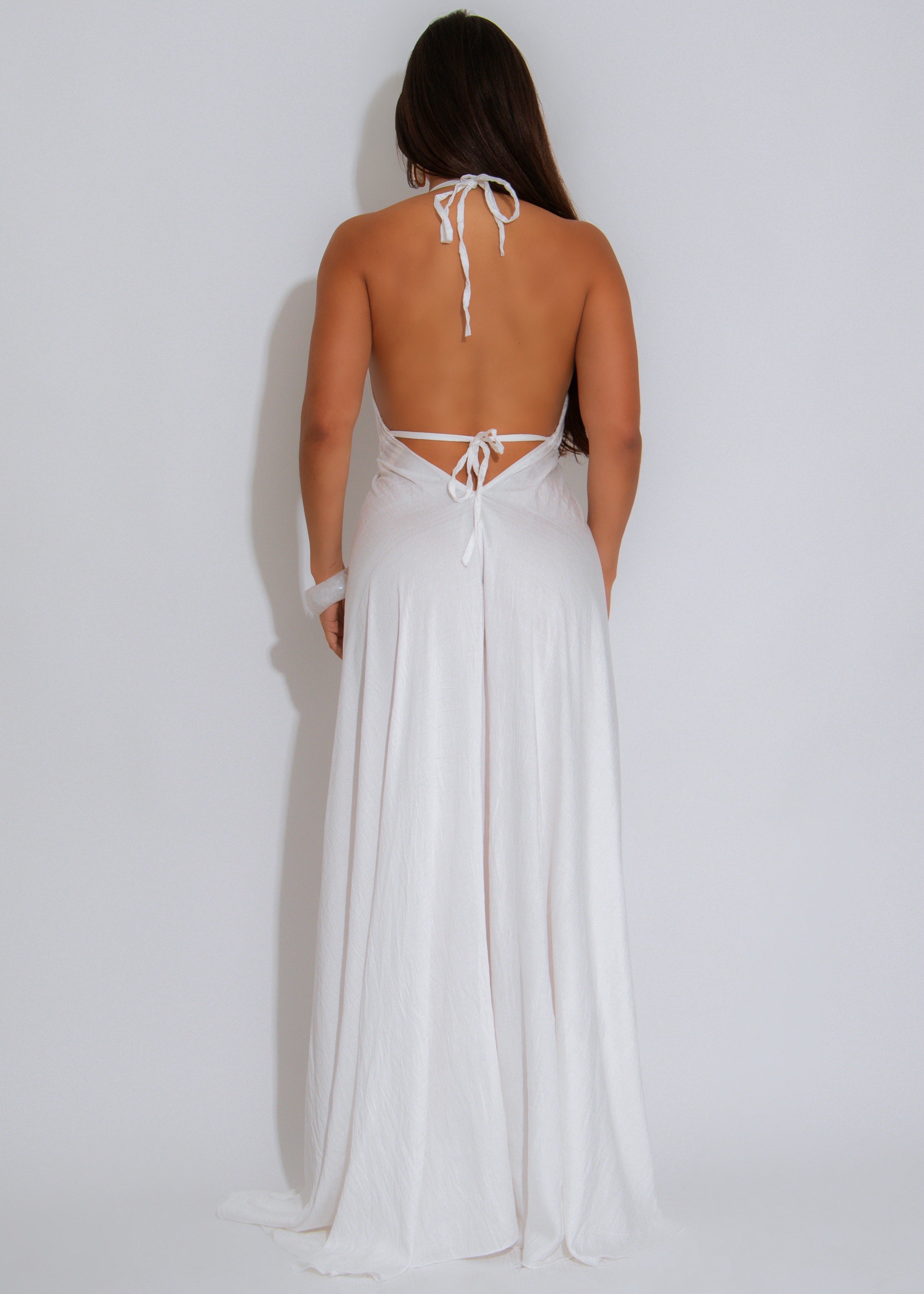 Bare Essence Maxi Dress White