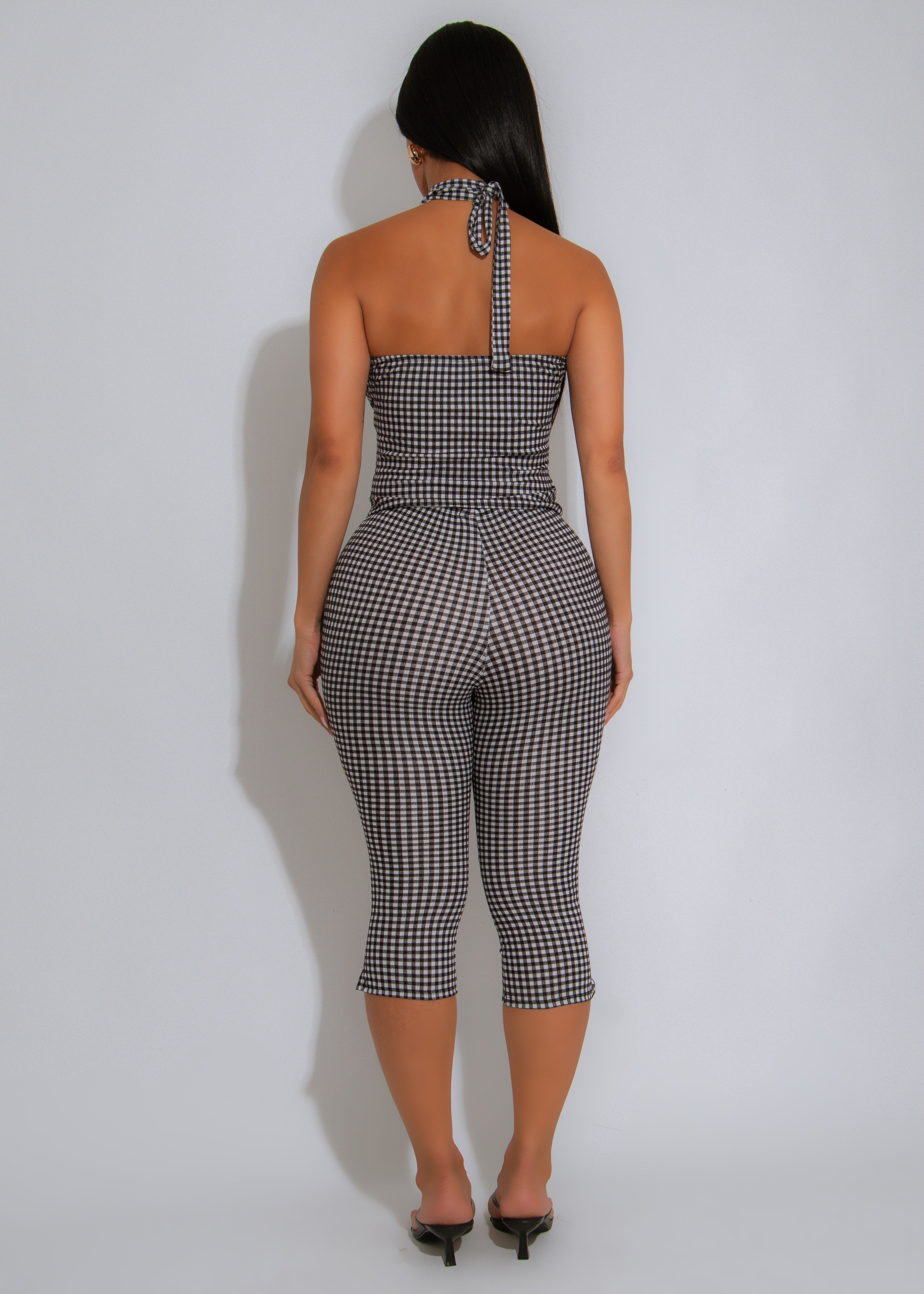 Picnic Chic Capri Set Black