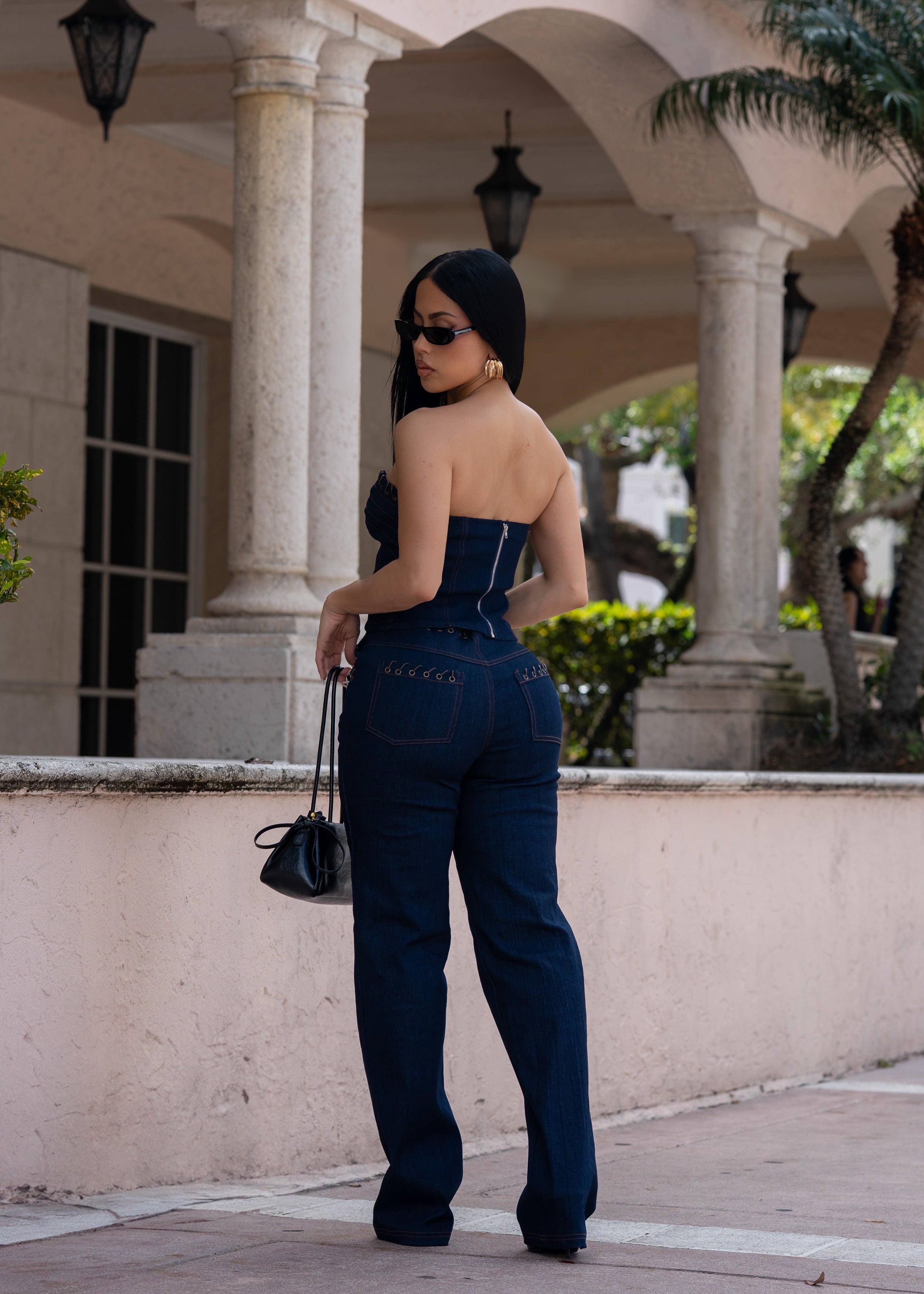 Applied Desire Pant Set Dark Denim