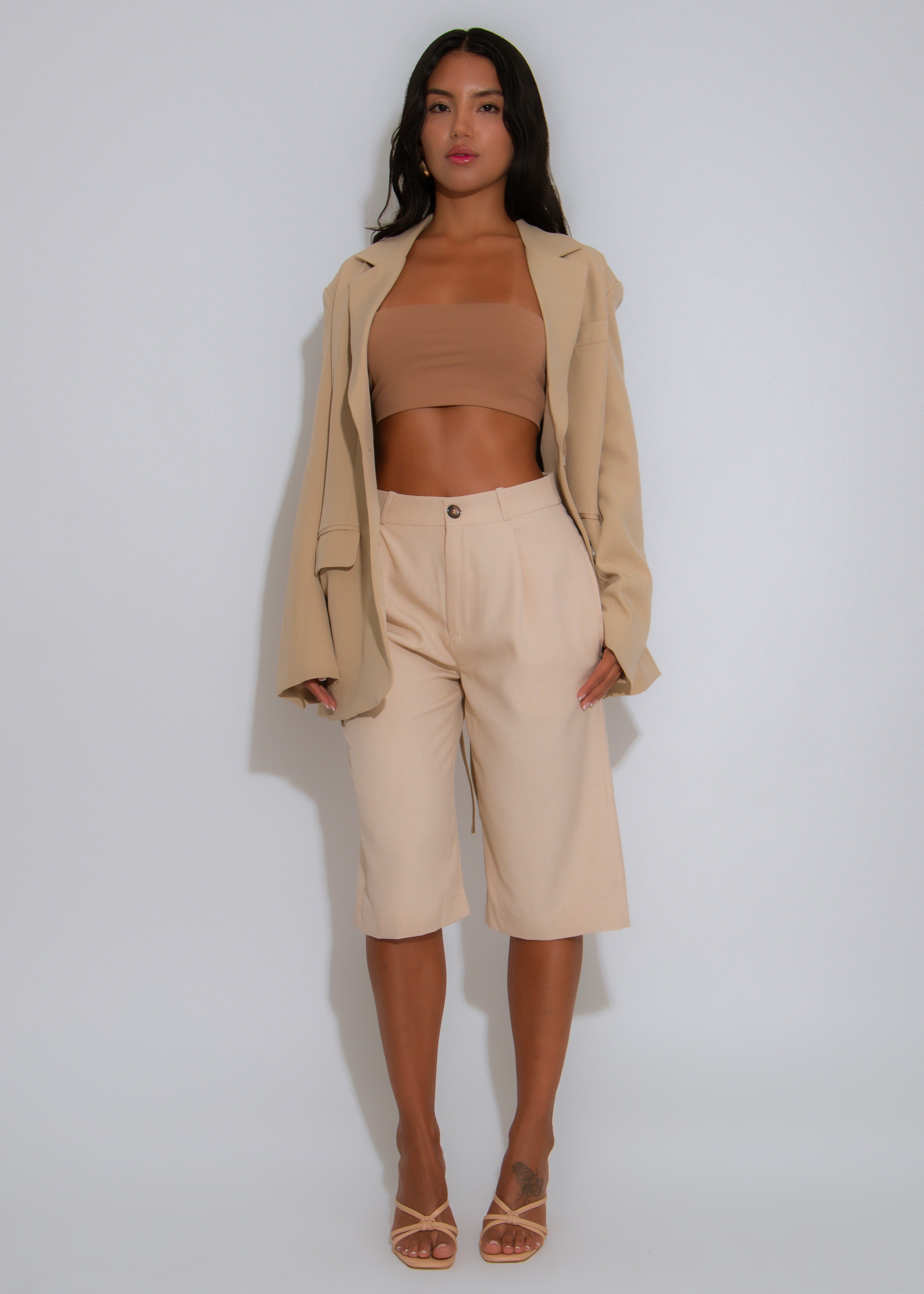 Refined Structure Capri Nude