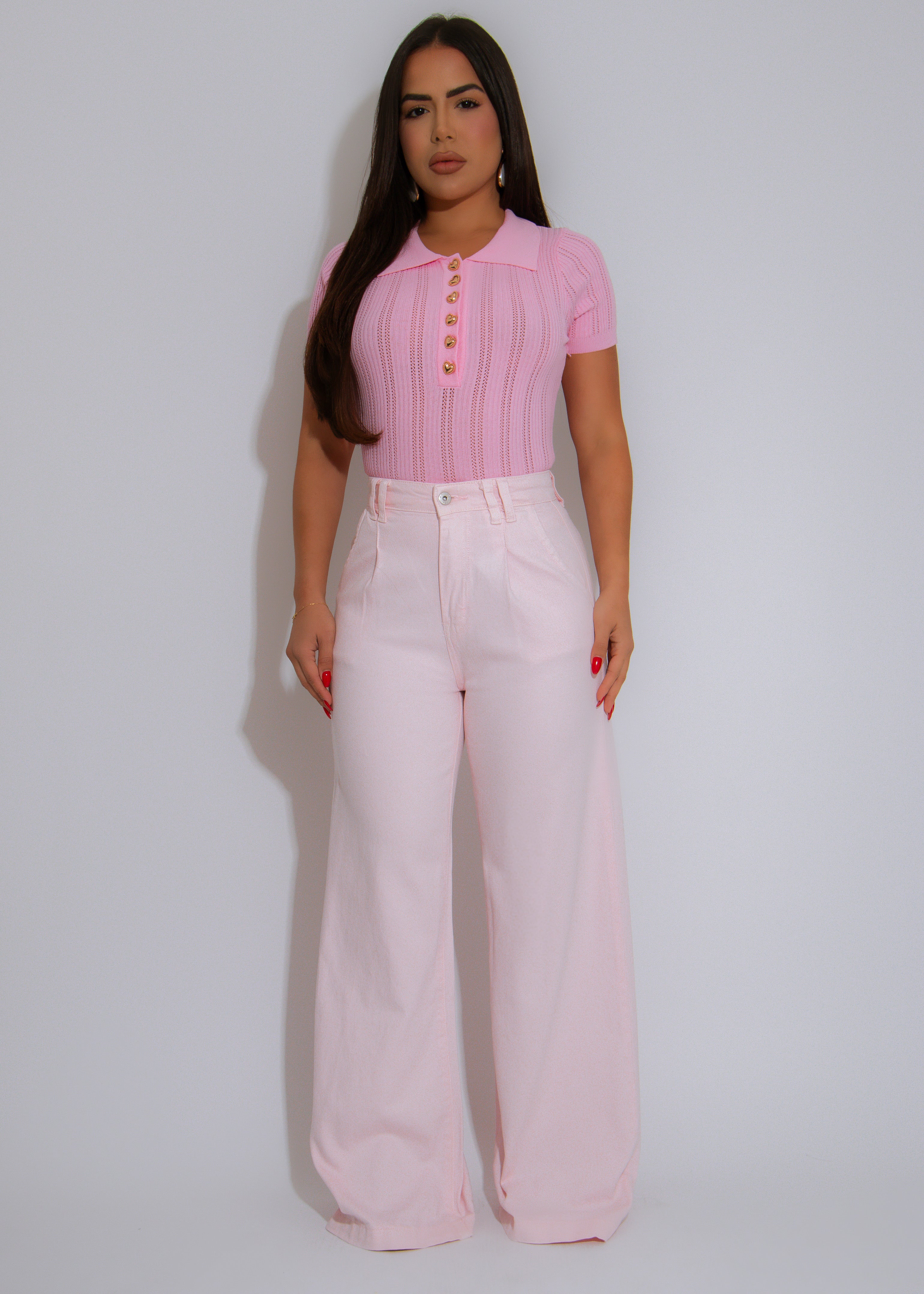 Signature Elegance Pant Pink
