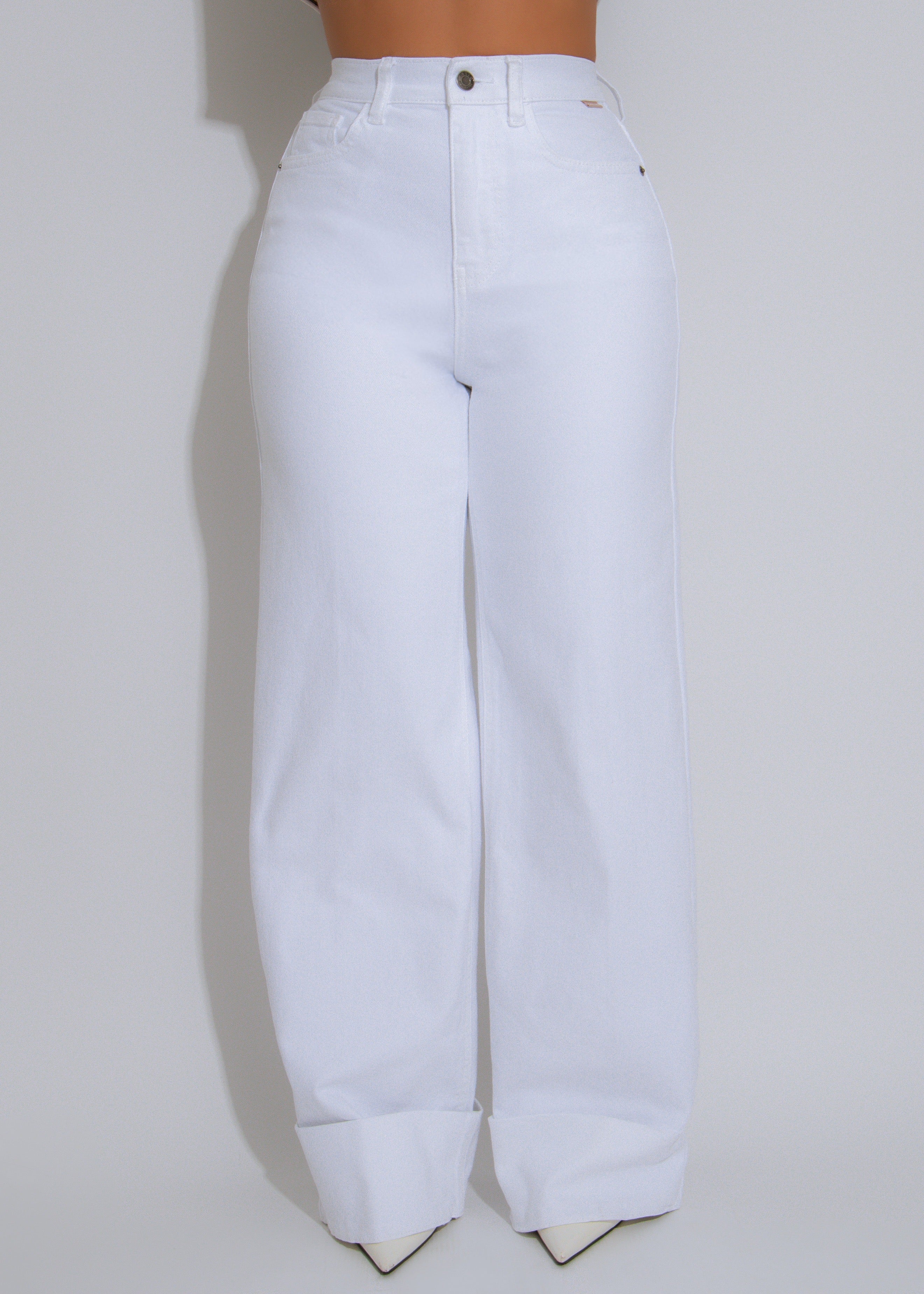 Fresh Frame Jeans White