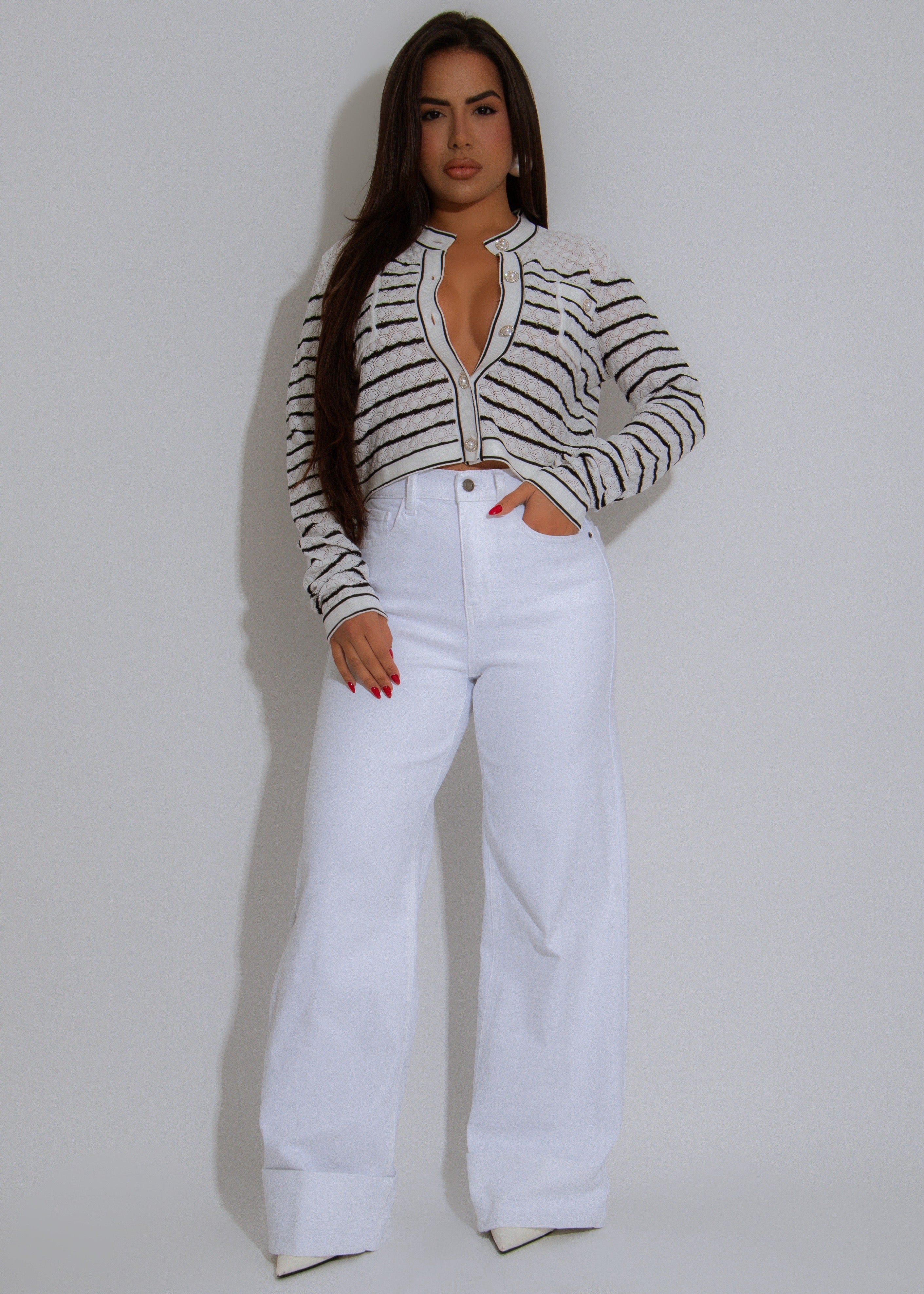 Fresh Frame Jeans White