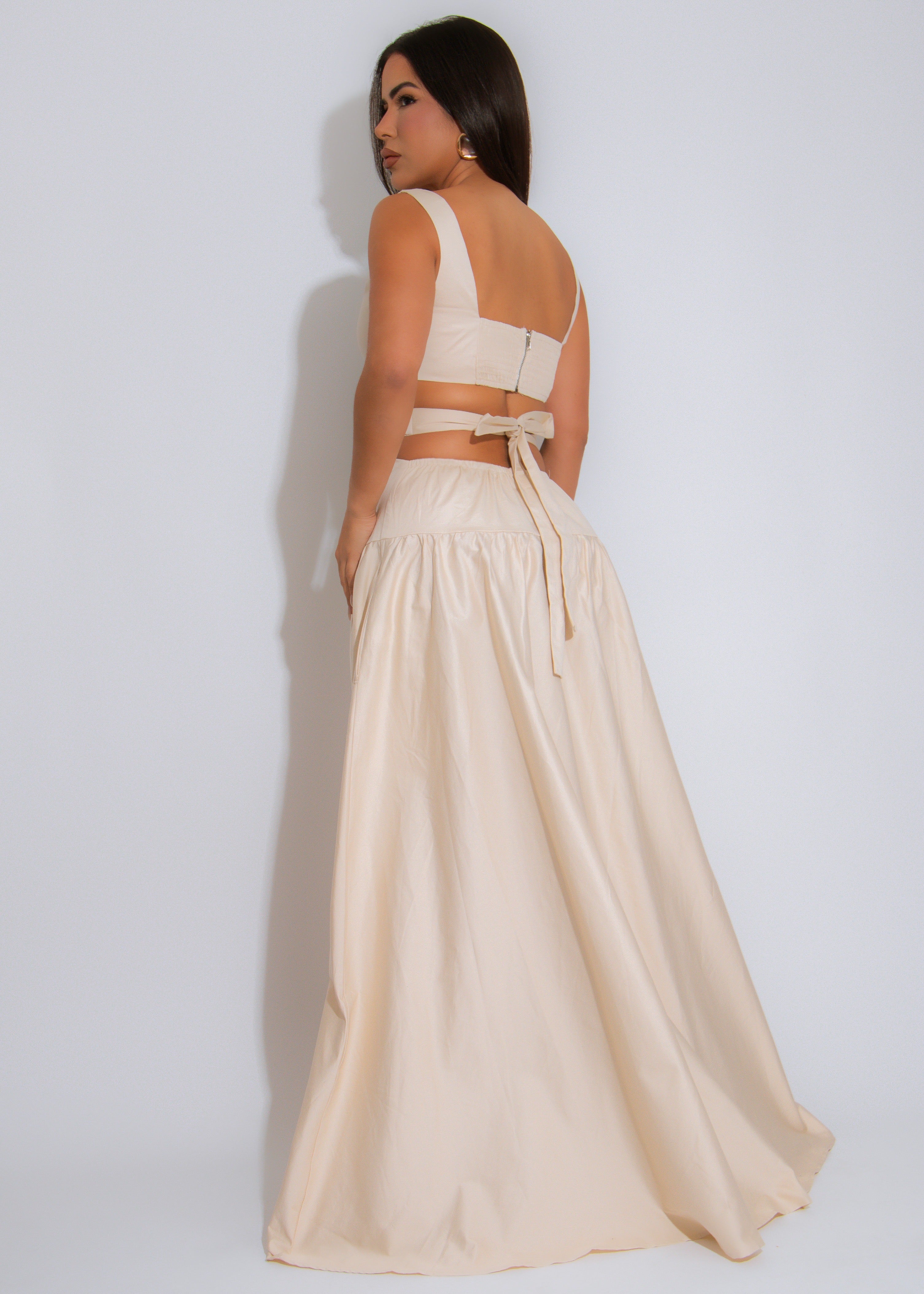 Desert Muse Maxi Dress Nude