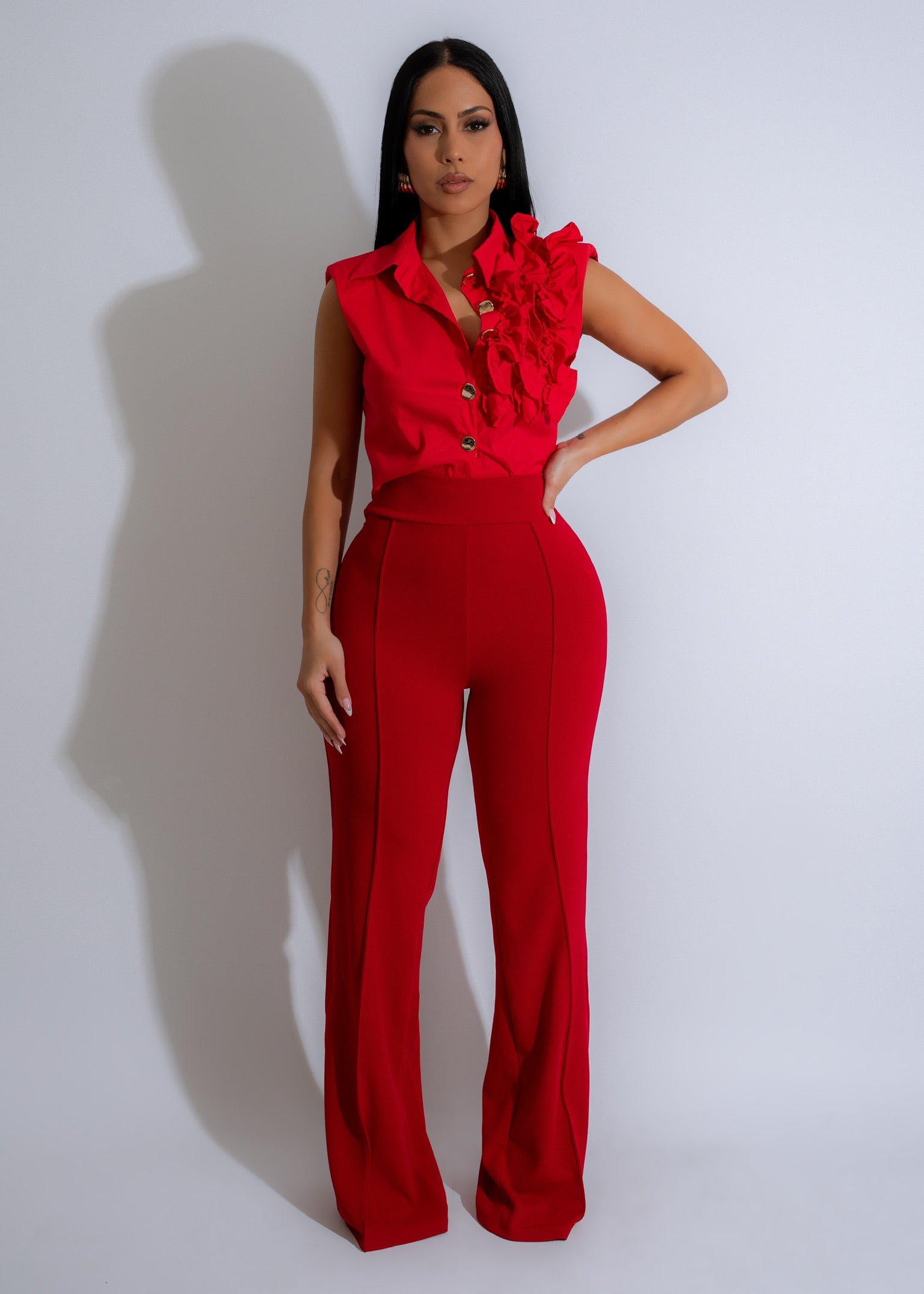 Don't Hate Me Pant Red