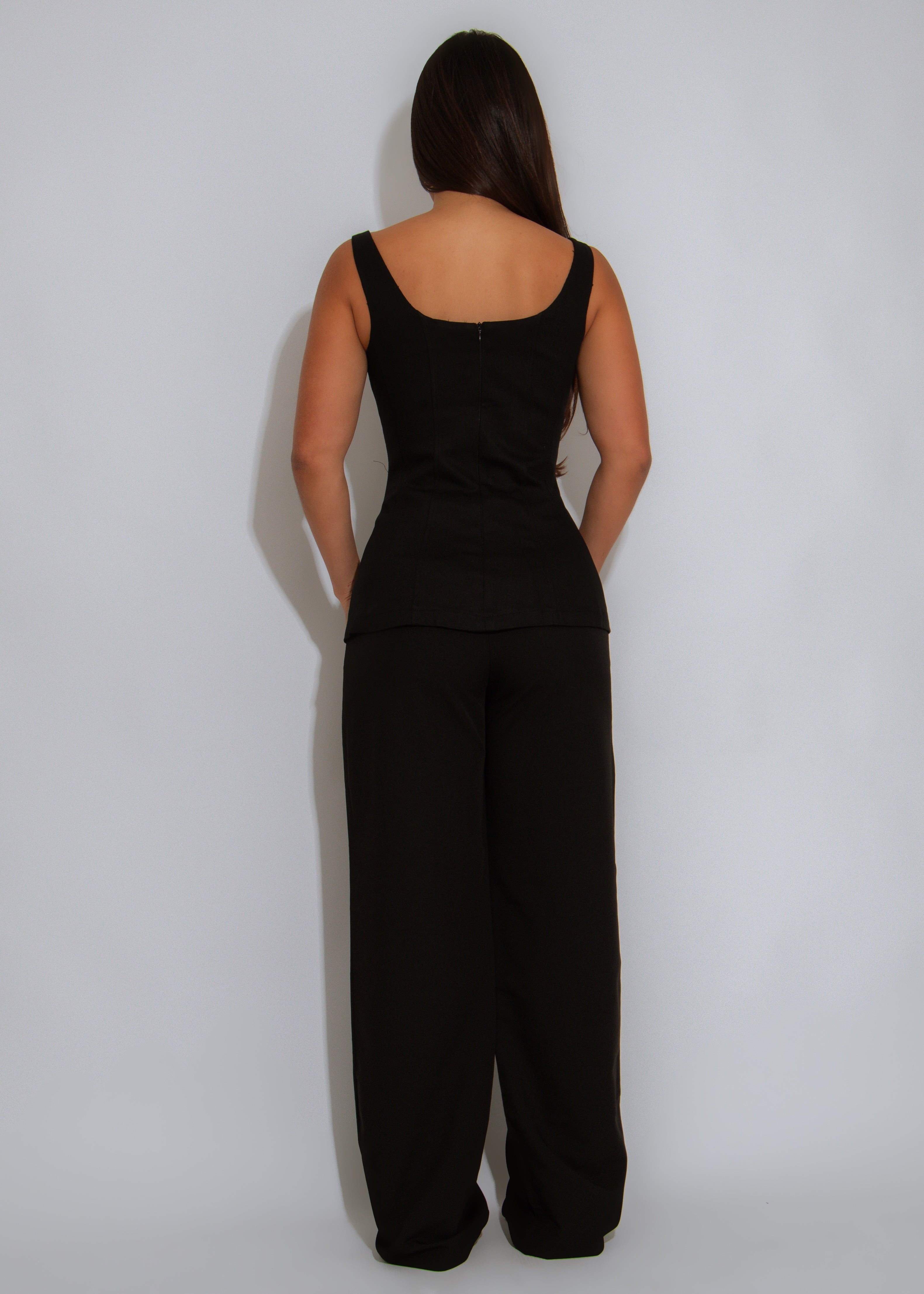 Sea Muse Long Top Black