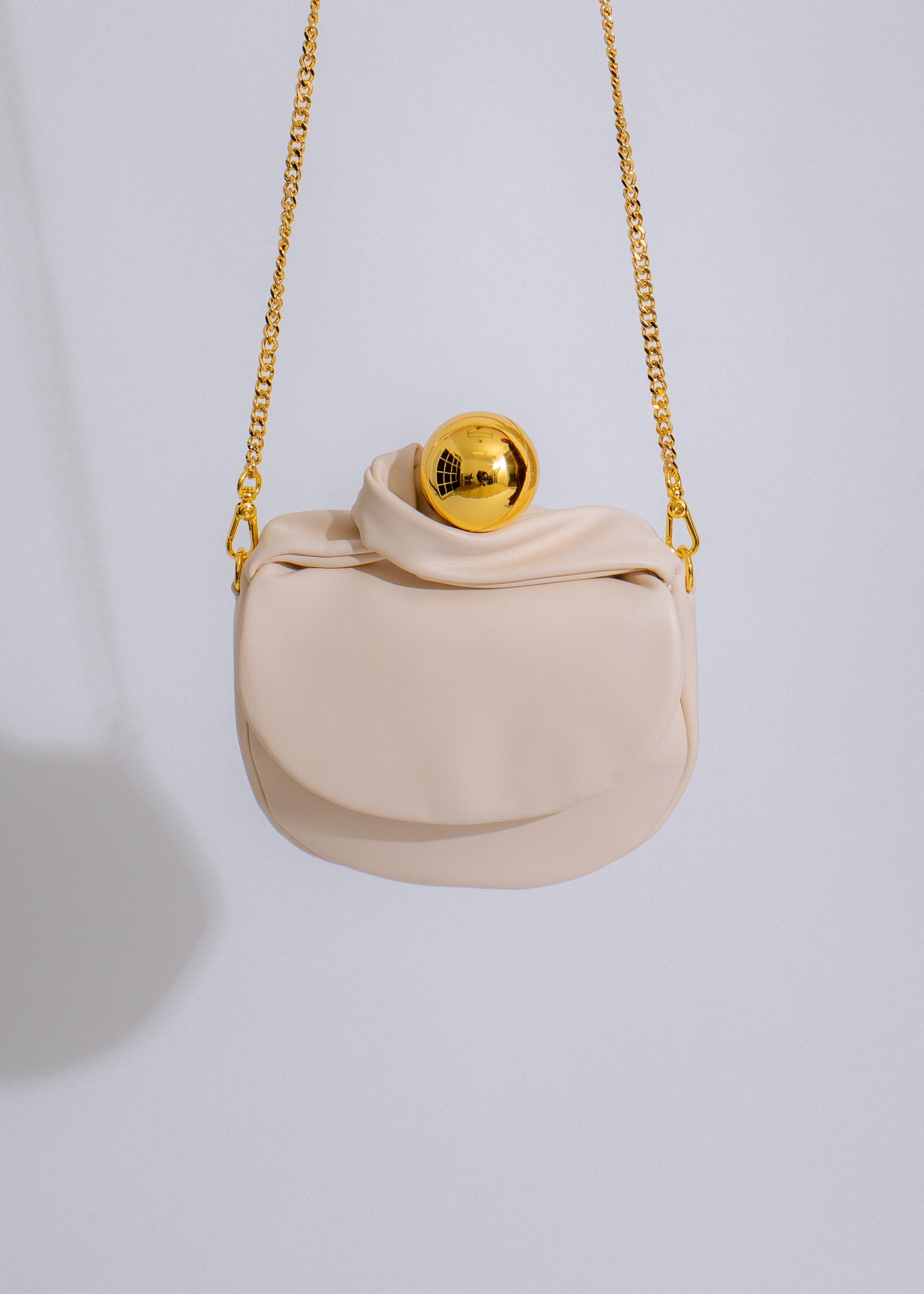 Elegant and trendy Orbit Faux Leather Handbag White for any occasion