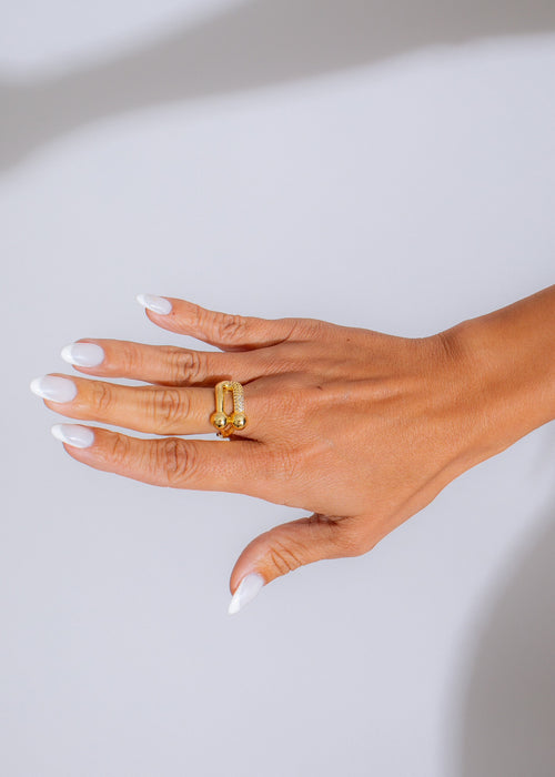 Subtle Shine Ring Gold