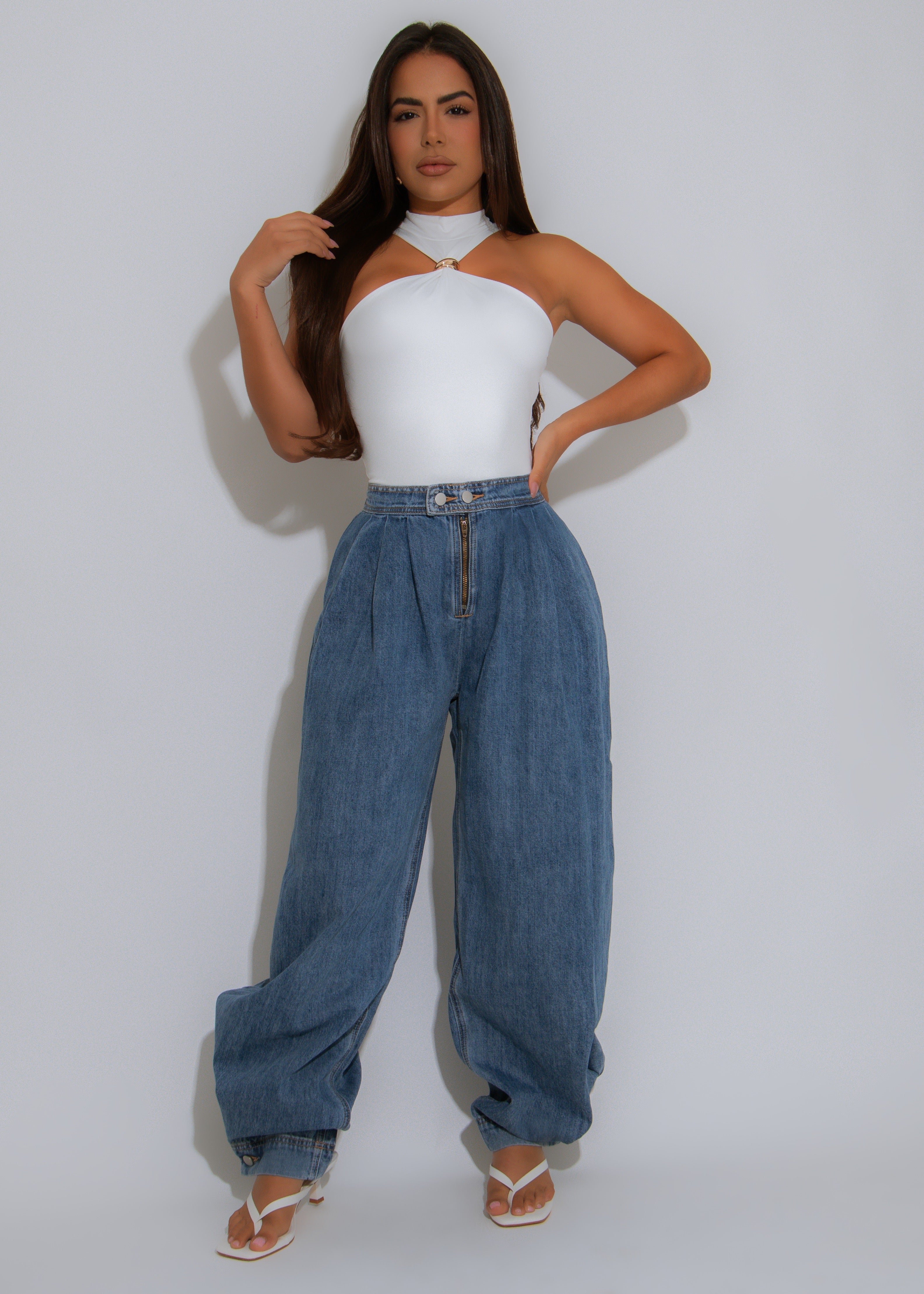 Edge Appeal Bodysuit White