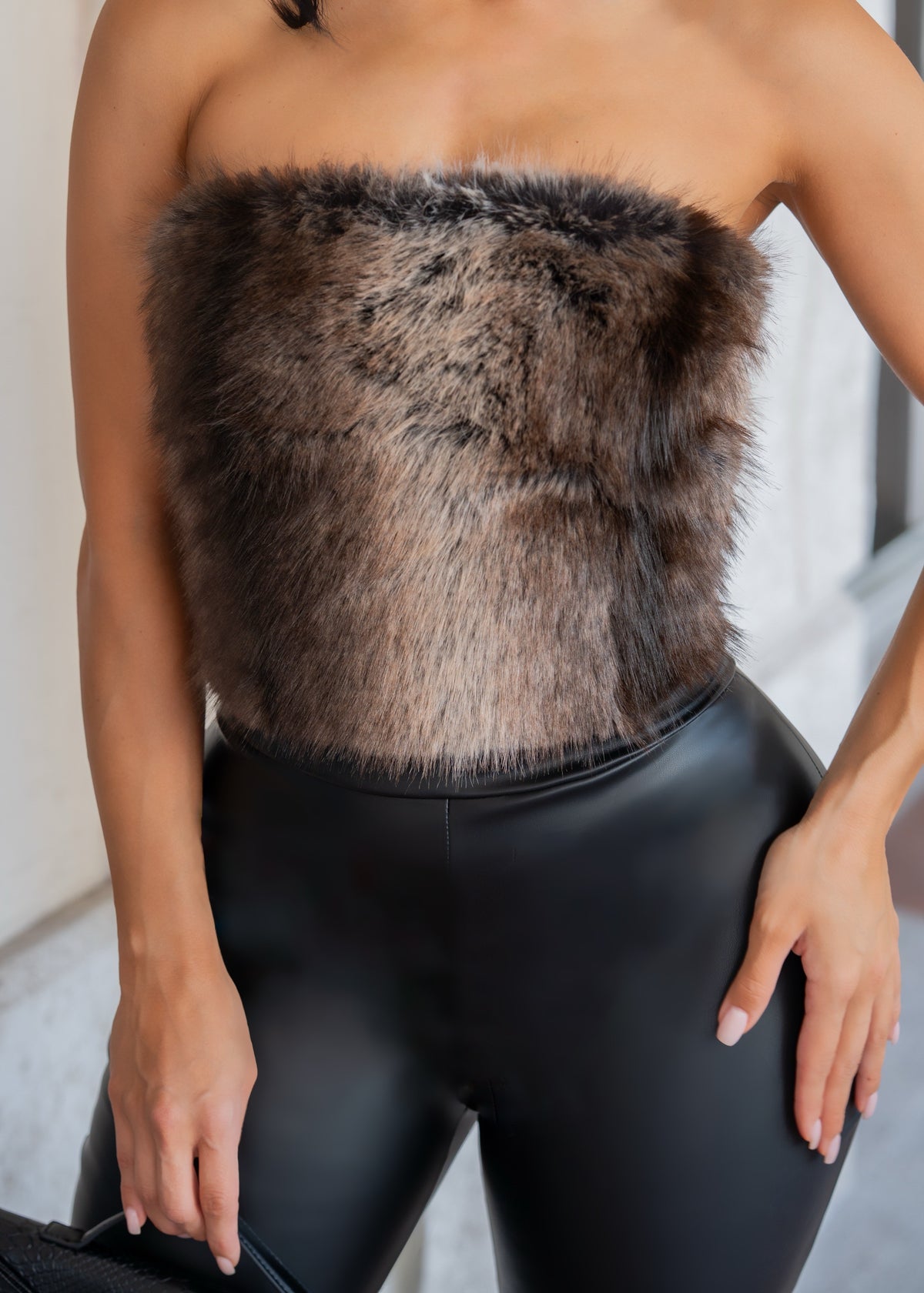 Wicked Opulence Faux Leather Jumpsuit Black