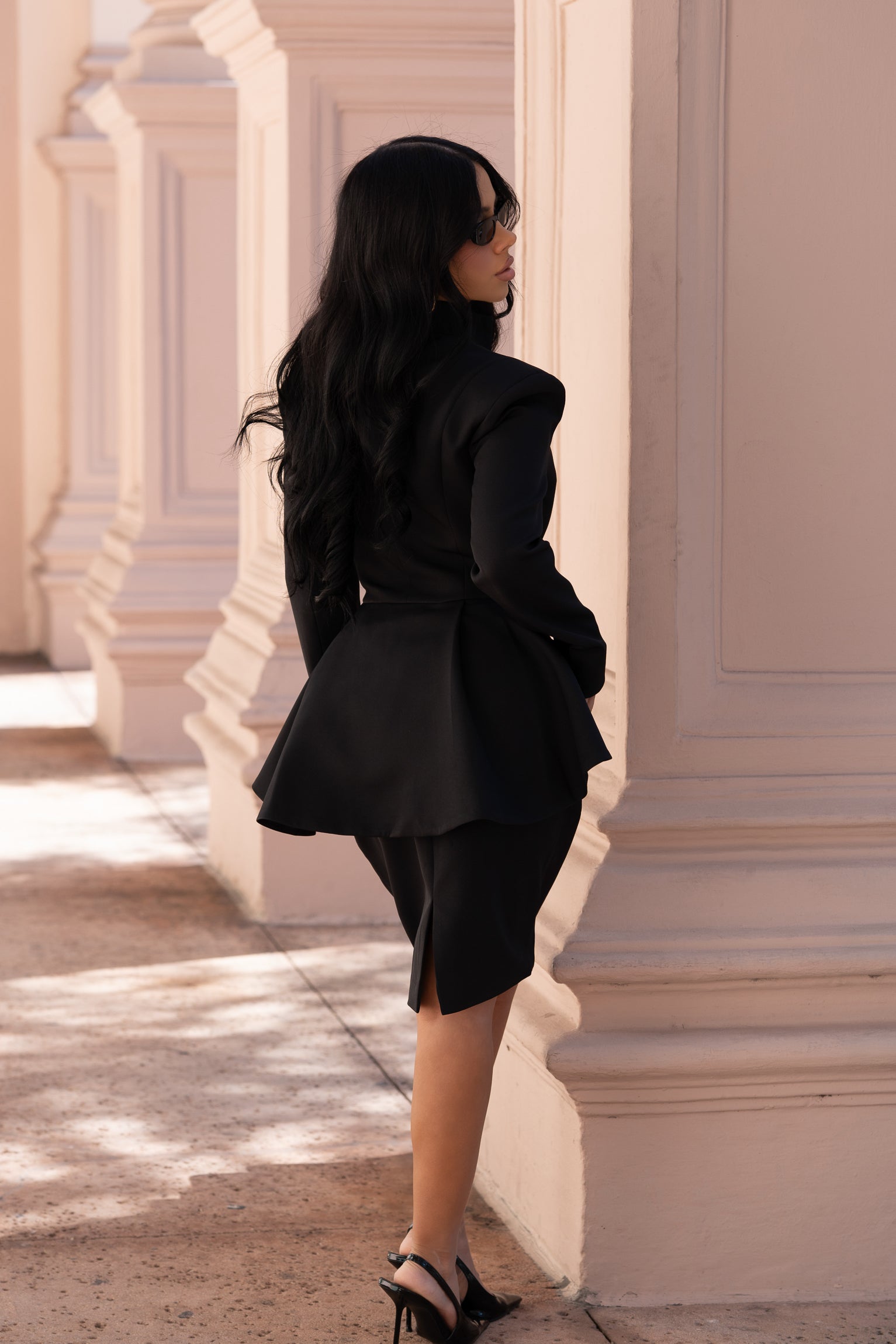 Monarch Edit Skirt Set Black