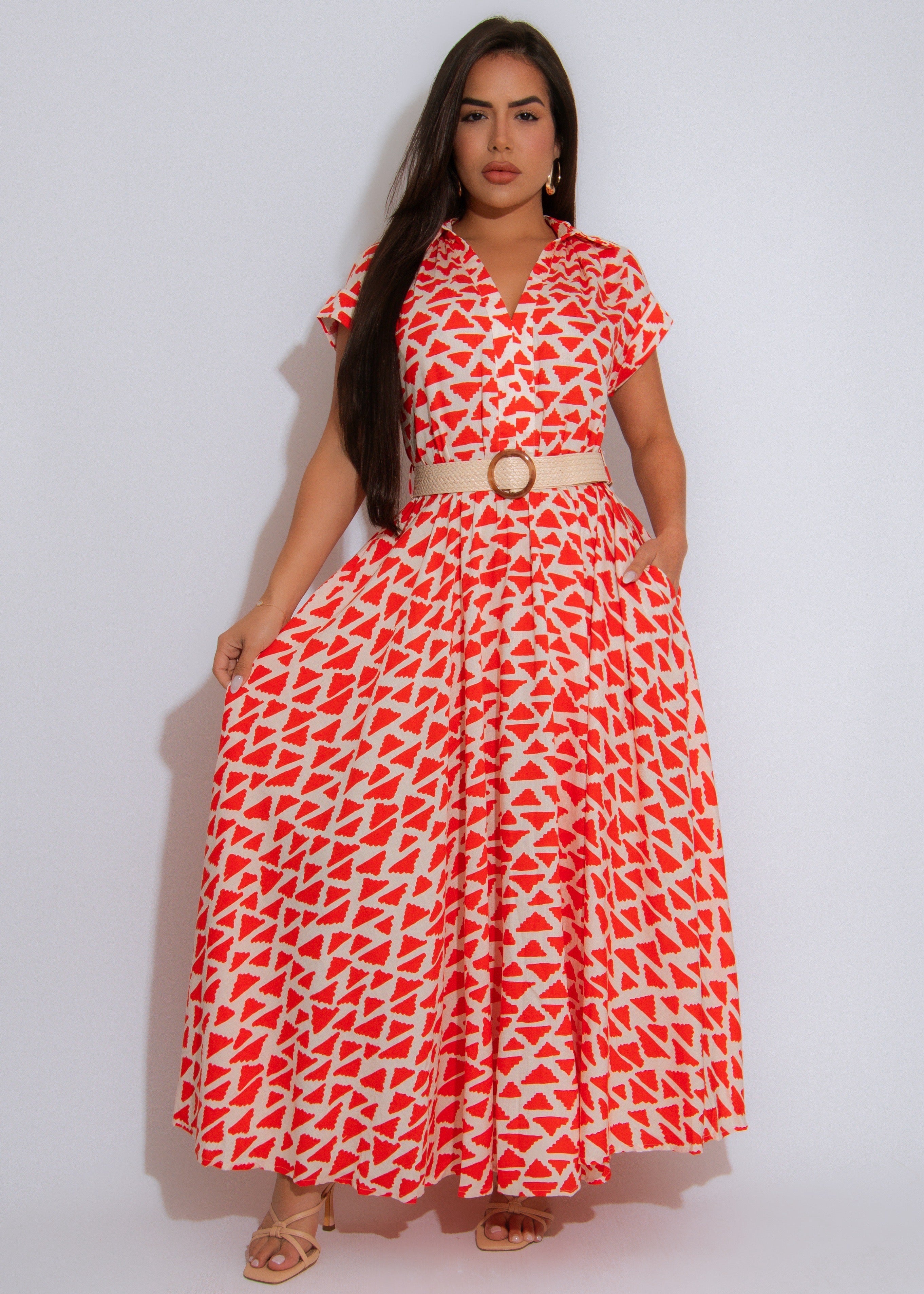 Daytrip Tempo Maxi Dress Orange