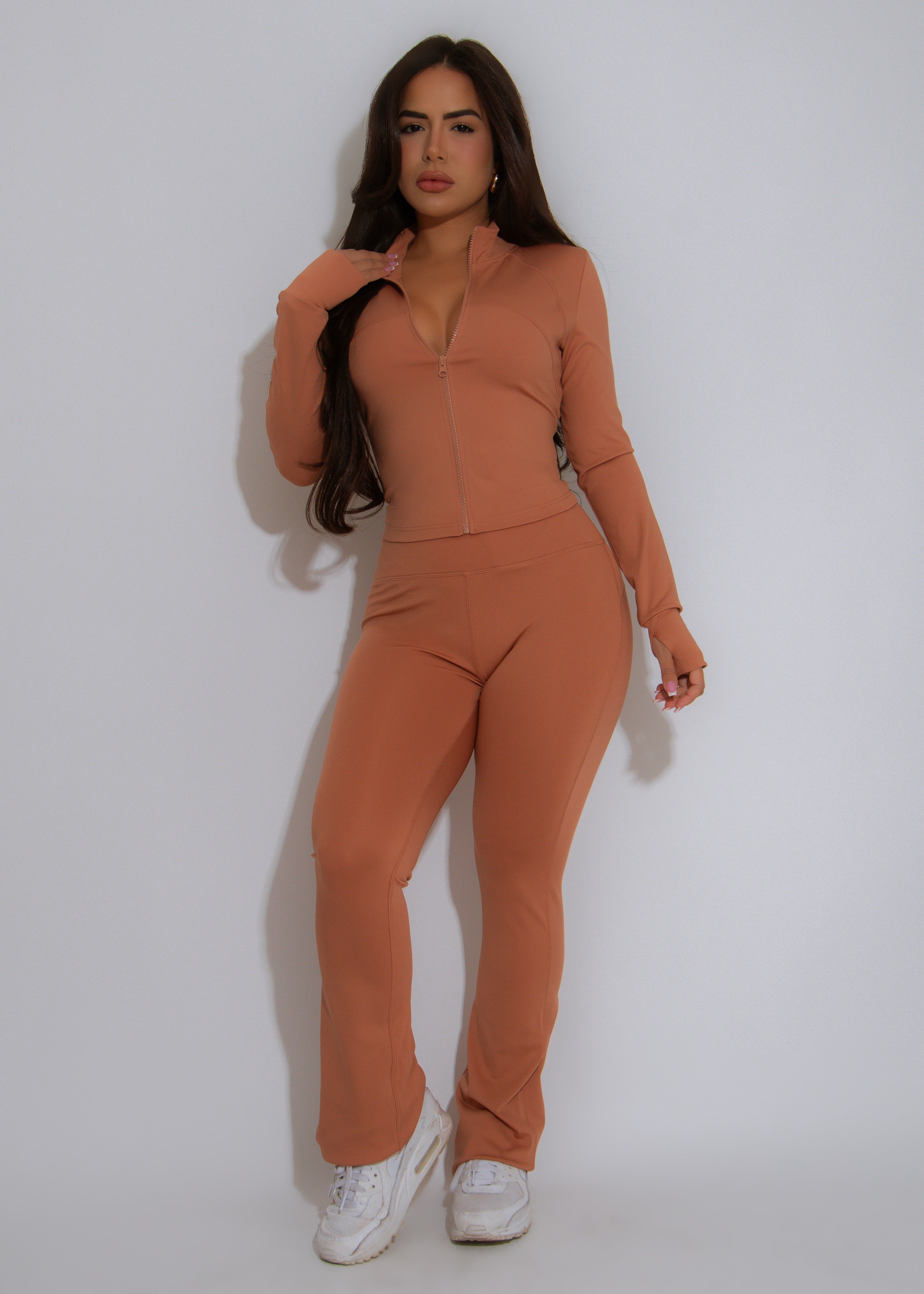 Call Me Maybe Legging Set Brown