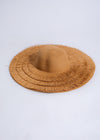 Brown vacation hat with a wide brim for ultimate sun protection