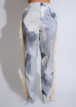 Comfortable and stylish Daydreaming Fringe Pant Grey for casual wear