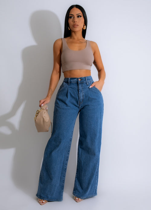 My Soul Crop Top Nude - a flattering and versatile top for everyday wear, with a comfortable and breathable design, perfect for any occasion or activity