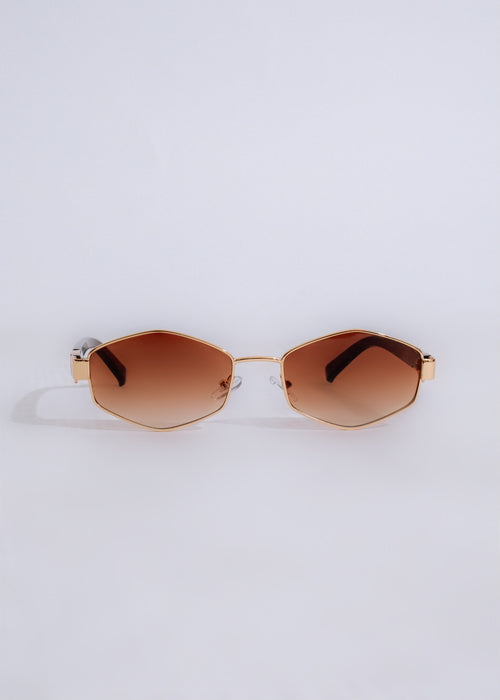 Fashionable and trendy brown sunglasses for women with UV protection