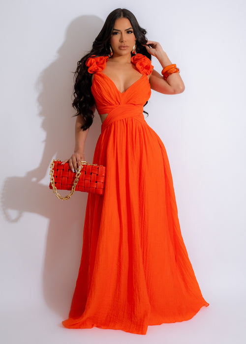 Endless Love Maxi Dress Orange 
