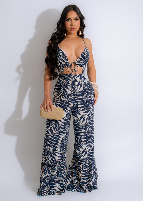 A stylish and versatile blue jumpsuit that has everything you need
