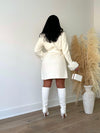 Glamorous and Sophisticated White Fur Coat, Must-Have for Winter Outfits