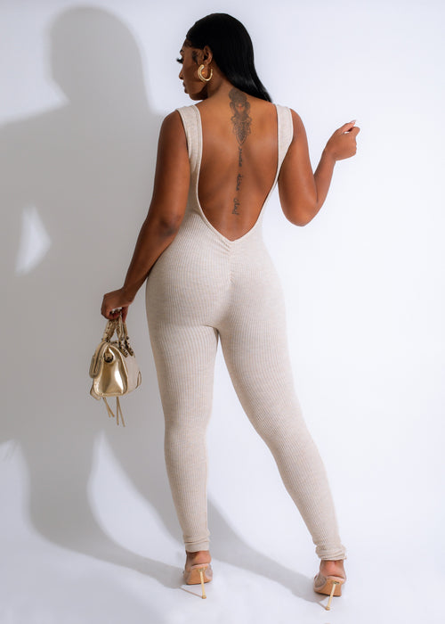 Close-up-of-Just-Her-Ribbed-Jumpsuit-Nude-fabric-texture