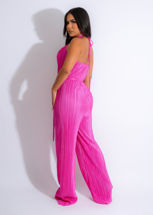  Elegant and comfortable jumpsuit in a lovely shade of pink