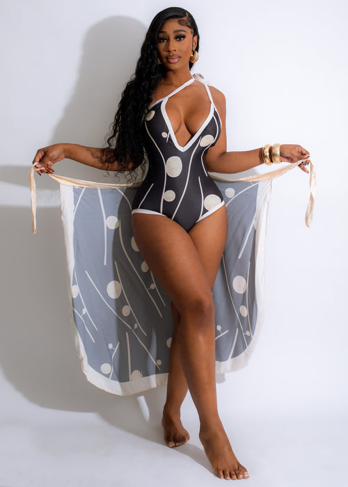 A beautiful and flattering swimsuit set perfect for showcasing your body