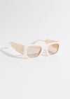 Elevate your style with these trendy nude square sunglasses
