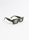 Protect Your Eyes in Style with Stroll By The Beach Square Sunglasses Green