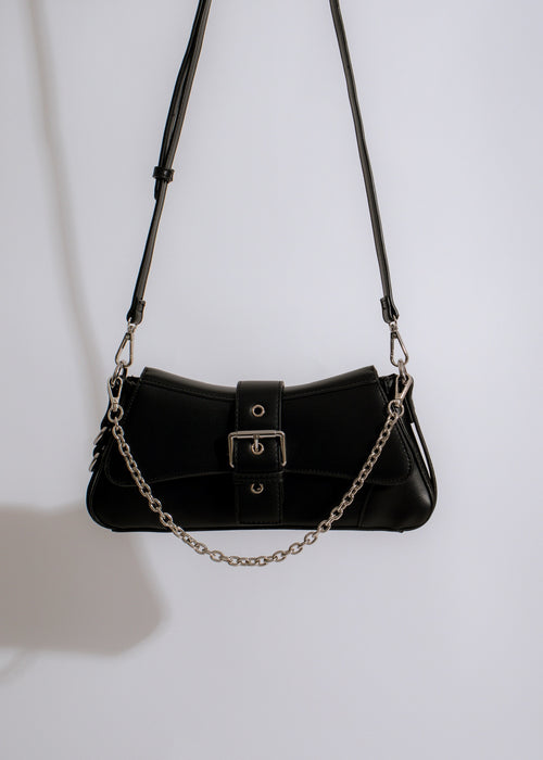 Stylish and versatile black handbag, designed to stand out from the rest