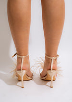  Classic nude pumps with slim heel and cushioned insole for comfort