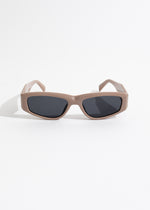 Moving On Oval Sunglasses Brown with UV protection and polarized lenses