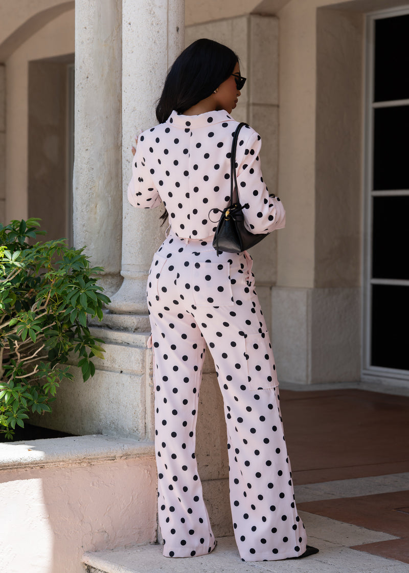 Parisian Mischief Pant Set Pink