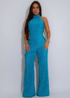 Azure Drift Pant Set Blue