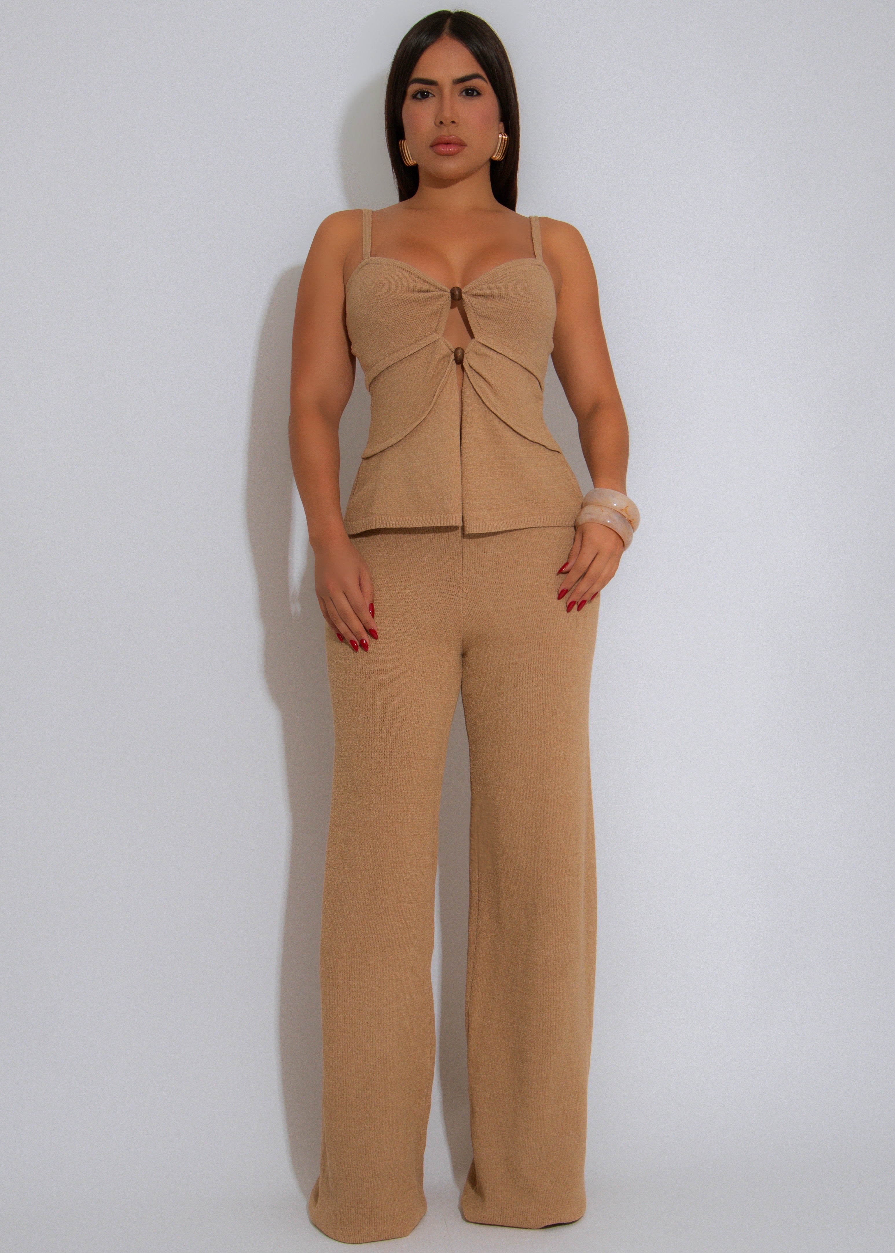 Second Skin Pant Set Nude