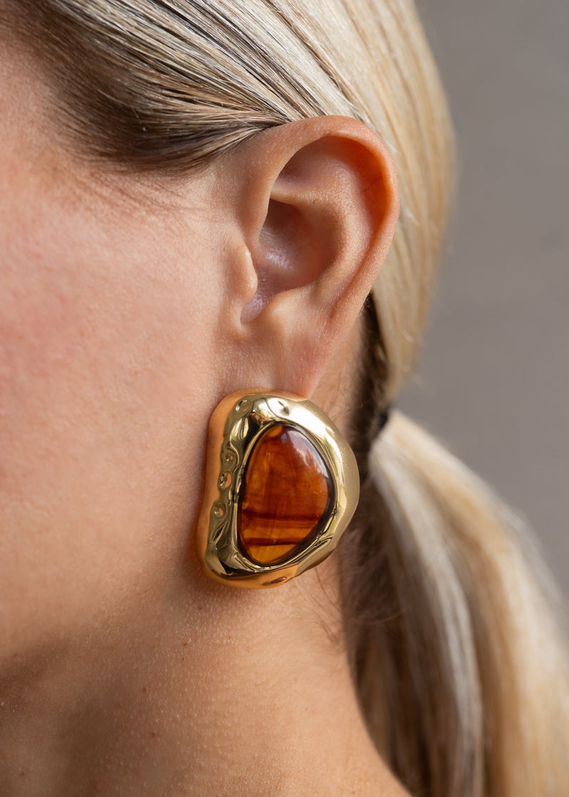 Forever Is Not Long Enough Earrings Brown