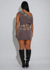 Rebel Gaze Mini Dress Grey