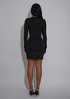 Silent Form Mini Dress Black