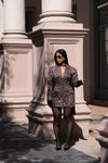 Power Instinct Leopard Mini Dress Brown *PRE ORDER*