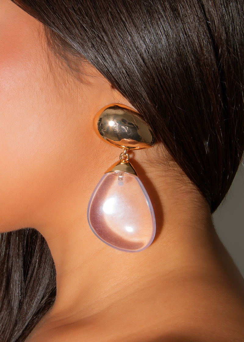 Diva Boutique Diva Jewellery Shop Online Lucid Drop Earrings Gold – Diva Boutique Online