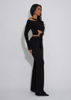 Haute Meridian Ruched Jumpsuit Black