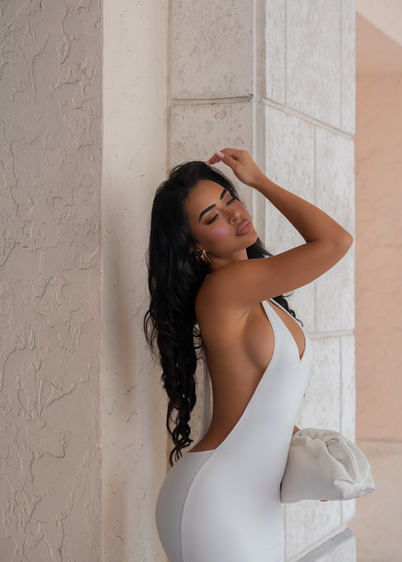 Naked Intentions Maxi Dress White