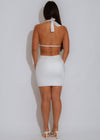 Saltwater Siren Shell Mini Dress White