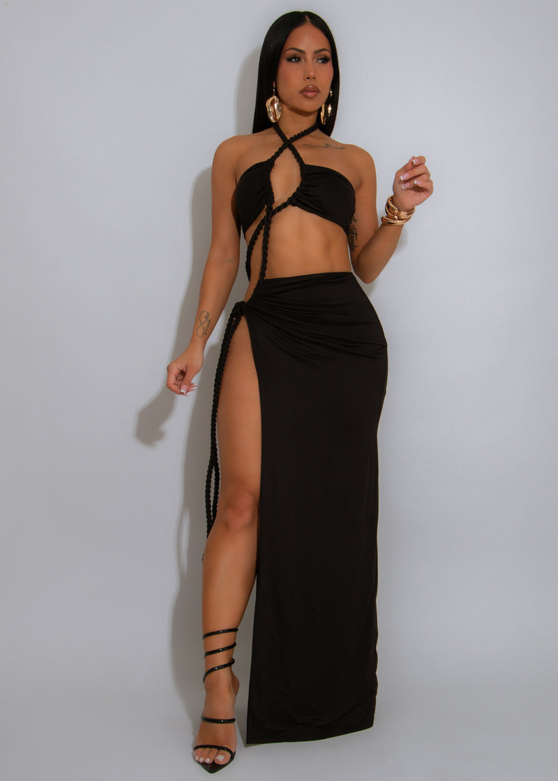 Stop Calling Maxi Dress Black
