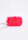Abstract Love Clutch Pink