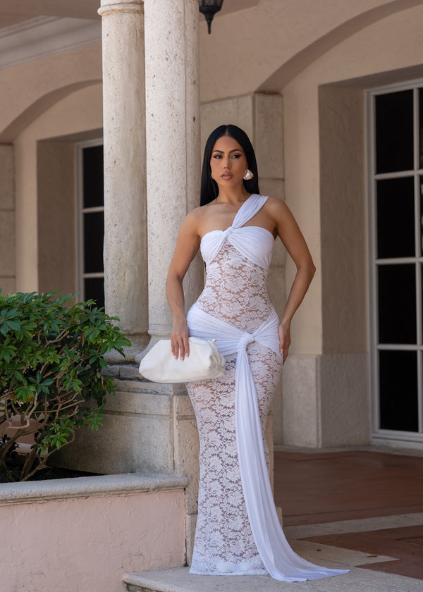 Like It Like That Maxi Dres White