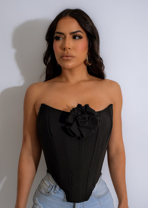 Personal Growth Bustier Black