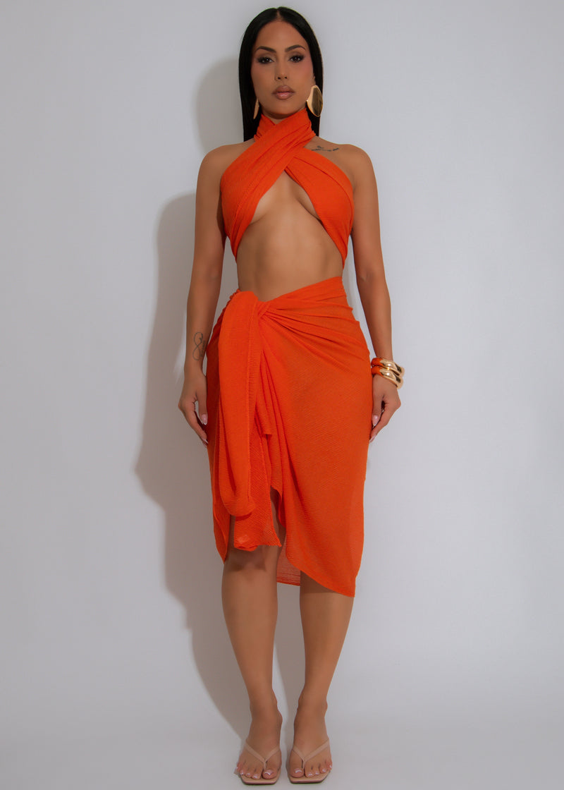 Fierce And Cozy Scarf Orange