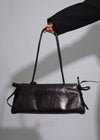 The Maren Soft-Frame Handbag Dark Brown