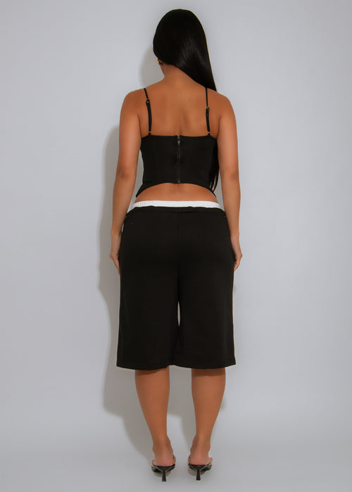 Heat Check Short Set Black